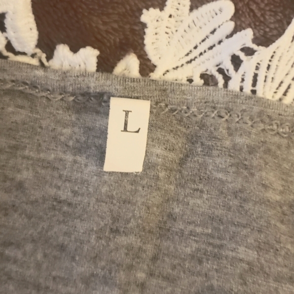 Crochet/Lace Off Shoulder Top - Picture 5 of 11